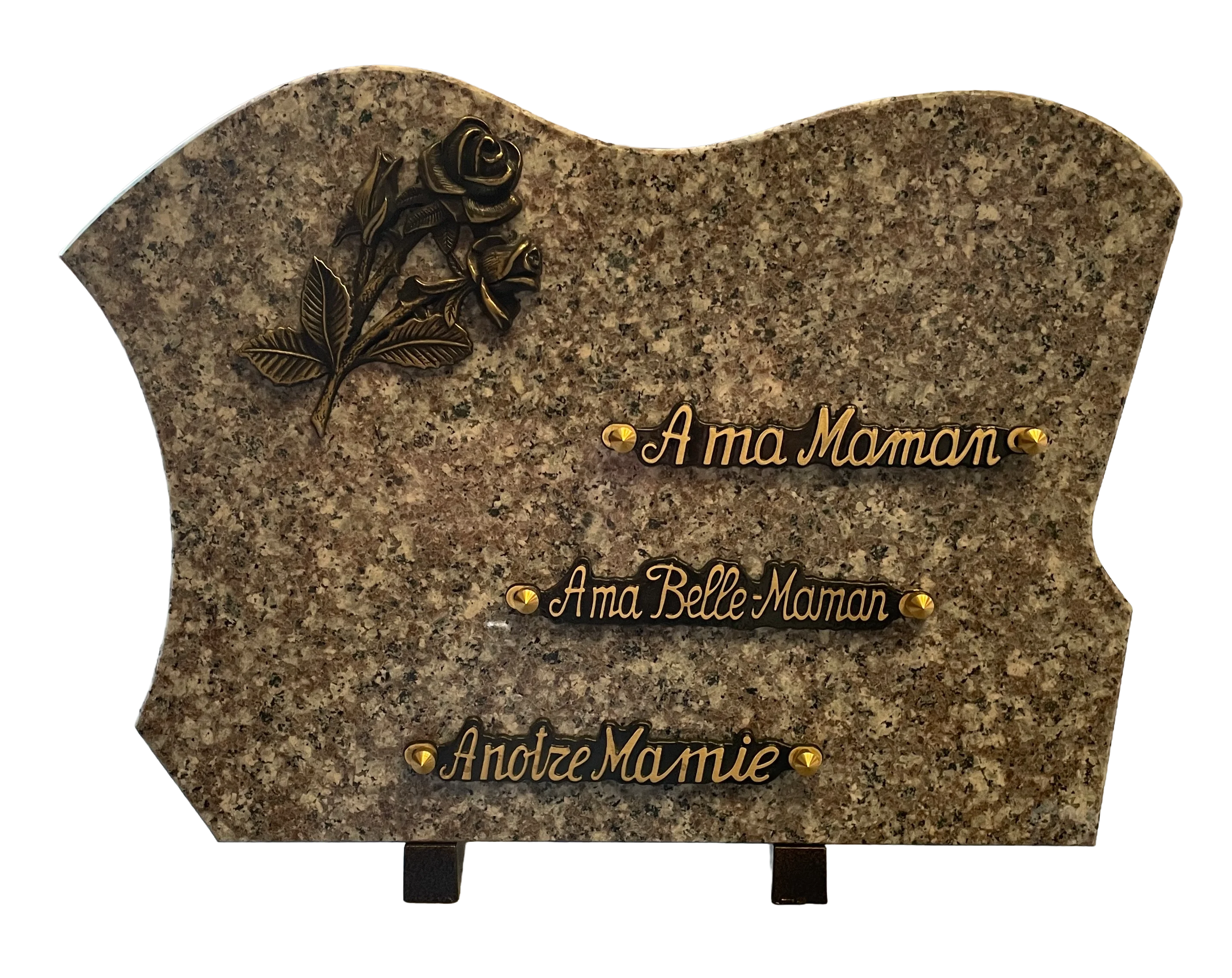 Lot de 12 plaques en forme 25x35cm panachées couleurs et bronzes